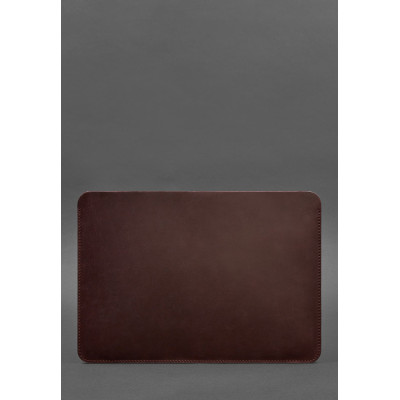 Кожаный чехол для MacBook 13 дюйм Бордовый Crazy Horse BlankNote Кожаный чехол для MacBook 13 дюйм Бордовый Crazy Horse BlankNote