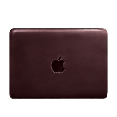 Кожаный чехол для MacBook 13 дюйм Бордовый Crazy Horse BlankNote Кожаный чехол для MacBook 13 дюйм Бордовый Crazy Horse BlankNote
