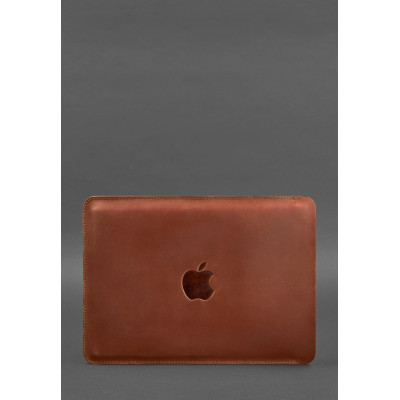 Кожаный чехол для MacBook 15-16 Светло-коричневый BlankNote