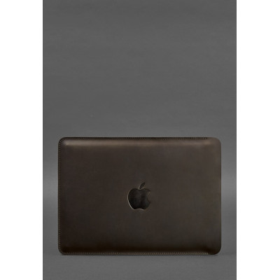 Кожаный чехол для MacBook 15-16 Темно-коричневый BlankNote