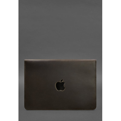 Шкіряний чохол-конверт на магнітах для MacBook Air / Pro 13 '' Темно-коричневий Crazy Horse BlankNote Шкіряний чохол-конверт на магнітах для MacBook Air / Pro 13 '' Темно-коричневий Crazy Horse BlankNote