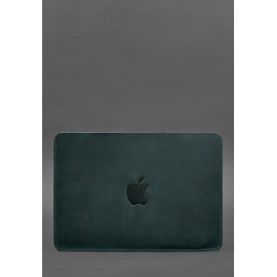 Шкіряний чохол для MacBook 13 дюйм Зелений Crazy Horse BlankNote Шкіряний чохол для MacBook 13 дюйм Зелений Crazy Horse BlankNote