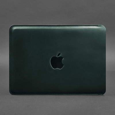 Шкіряний чохол для MacBook 13 дюйм Зелений Crazy Horse BlankNote Шкіряний чохол для MacBook 13 дюйм Зелений Crazy Horse BlankNote