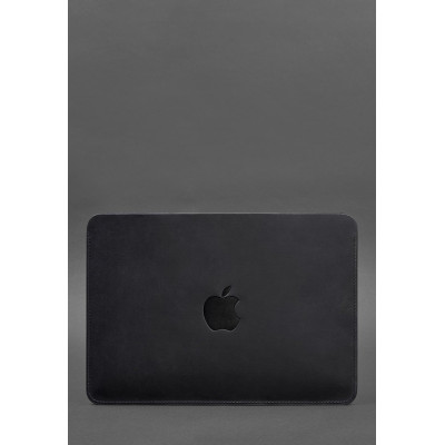 Чехол из натуральной кожи для MacBook 13 дюйм Синий Crazy Horse BlankNote