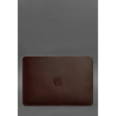 Чехол из натуральной кожи для MacBook 13 дюйм Бордовый BlankNote