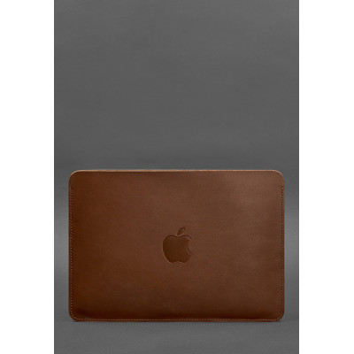 Чехол из натуральной кожи для MacBook 13 дюйм Светло-коричневый Краст BlankNote