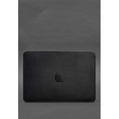 Чехол из натуральной кожи для MacBook 13 дюйм Синий Краст BlankNote