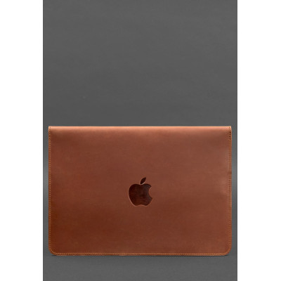 Шкіряний чохол-конверт на магнітах для MacBook 15 дюйм Світло-коричневий Crazy Horse BlankNote Шкіряний чохол-конверт на магнітах для MacBook 15 дюйм Світло-коричневий Crazy Horse BlankNote