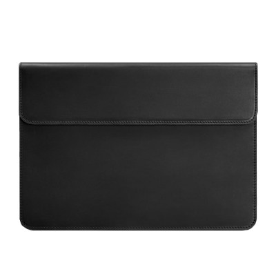 Шкіряний чохол-конверт на магнітах для MacBook 15 дюйм Чорний Crazy Horse BlankNote Шкіряний чохол-конверт на магнітах для MacBook 15 дюйм Чорний Crazy Horse BlankNote
