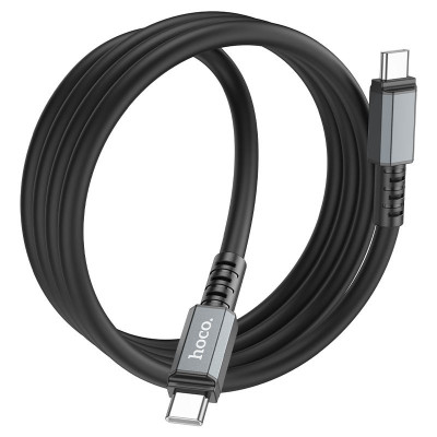 Кабель передачи данных Hoco X85 Type-C на Type-C 1 m 60W 20V / 3A Black