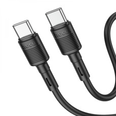 Кабель передачи данных Hoco X83 Victory Type-C на Type-C 1 m 60W Black