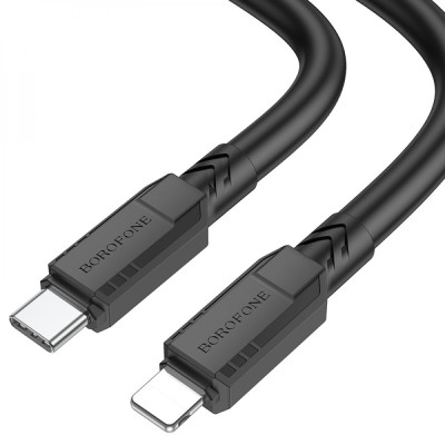 Кабель Borofone BX81 Goodway PD 20W Type-C to Lightning 1 m Black