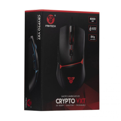 Игровая проводная USB Мышка Fantech X17 с RGB подсветкой чувствительностью 8000 DPI кабель 1.8m Black Игровая проводная USB Мышка Fantech X17 с RGB подсветкой чувствительностью 8000 DPI кабель 1.8m Black