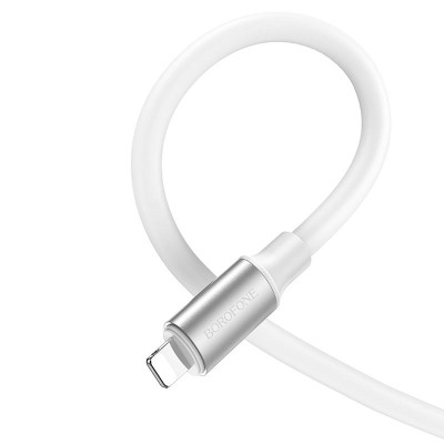 Кабель Borofone BX82 Extra Durable 20W PD Type C to Lightning 3A 1 m White