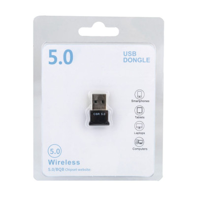 Адаптер USB Блютуз для компьютера и ноутбука ANCHOR CSR 5.0 RS071 Черный Адаптер USB Блютуз для компьютера и ноутбука ANCHOR CSR 5.0 RS071 Черный