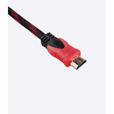 Кабель для підключення електроніки SCAN HDMI - HDMI FULL HD 3 м Red