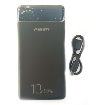 УМБ Power Bank Pisen Cube+ 10000mAh повербанк внешний аккумулятор Black (11231-hbr) УМБ Power Bank Pisen Cube+ 10000mAh повербанк внешний аккумулятор Black (11231-hbr)
