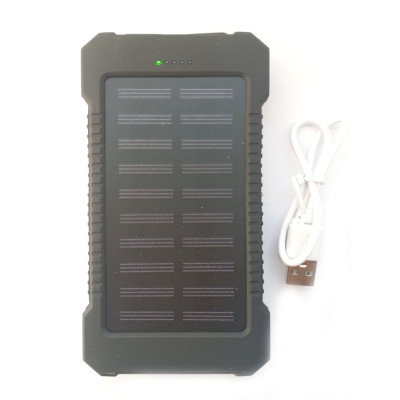 УМБ Power Bank Solar 10000mAh повербанк с солнечной панелью и фонариком Black (11228-hbr) УМБ Power Bank Solar 10000mAh повербанк с солнечной панелью и фонариком Black (11228-hbr)