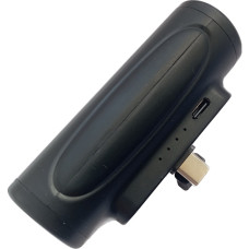 УМБ Power Bank без USB 5000mAh повербанк с фонариком, для устройств с Type-C Black (11234-hbr)