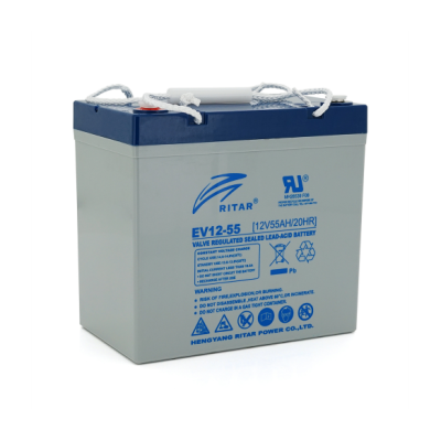 Тяговий акумулятор Ritar EV12-55 12V 55Ah M5