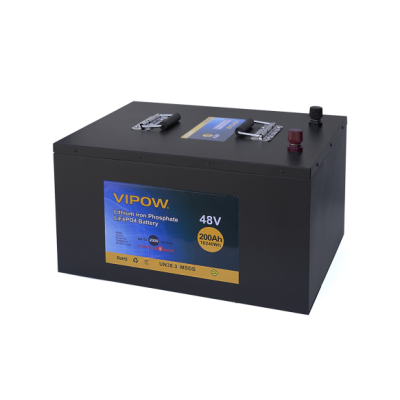 Аккумуляторная батарея Vipow LiFePO4 51.2V 200Ah со встроенной ВМS платой 100A