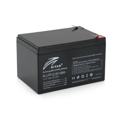 Аккумуляторная батарея Ritar LiFePO4 12.8V 18Ah 230.4Wh