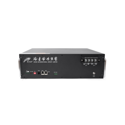 Акумуляторна батарея для монтажу у стійку Ritar LiFePO4 51.2V 50Ah 2560Wh Чорний (10622)