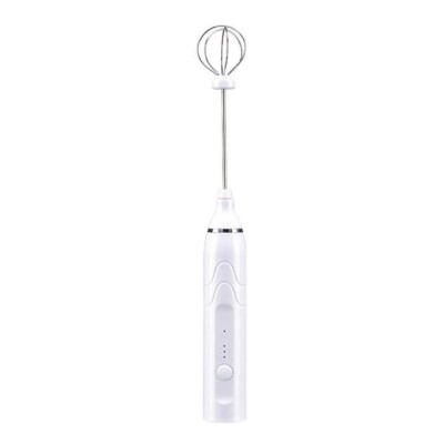 Пеновзбиватель ручной RIAS USB Speed Adjustable Milk Frother 2 насадки White (3_02732)