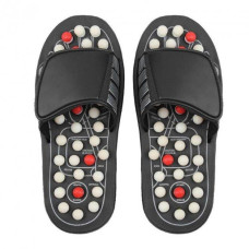 Массажные рефлекторные тапочки RIAS Foot Reflex Black (3_02922)
