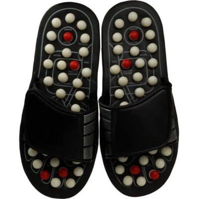 Массажные рефлекторные тапочки RIAS Foot Reflex Black (3_02922) Массажные рефлекторные тапочки RIAS Foot Reflex Black (3_02922)