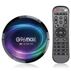 Android Smart TV Box G96 Max W2 4Gb/64GB 4K UltraHD Android 11 Black (3_03395)