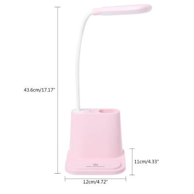 Настольная светодиодная лампа RIAS Multifunctional Desk Lamp с держателем для телефона 1200mAh Pink (3_02971) Настольная светодиодная лампа RIAS Multifunctional Desk Lamp с держателем для телефона 1200mAh Pink (3_02971)