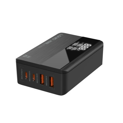 Сетевое зарядное устройство LDNIO A4809C GaN techology 2xUSB Type-A 2xUSB Type-C QC 4.0 USB 100W Multi Fast Black Сетевое зарядное устройство LDNIO A4809C GaN techology 2xUSB Type-A 2xUSB Type-C QC 4.0 USB 100W Multi Fast Black