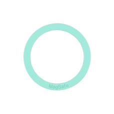 Магнитное кольцо пластина Wuw Silicone MagSafe 0.6 мм iPhone 12/13 Turquoise