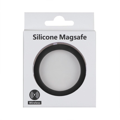 Магнитное кольцо пластина Wuw Silicone MagSafe 0.6 мм iPhone 12/13 Dark red Магнитное кольцо пластина Wuw Silicone MagSafe 0.6 мм iPhone 12/13 Dark red