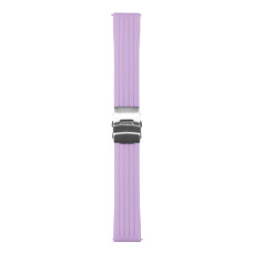 Универсальный ремешок ANCHOR Silicone Metal lock для Samsung / Amazfit / Huawei 22 mm Lilac