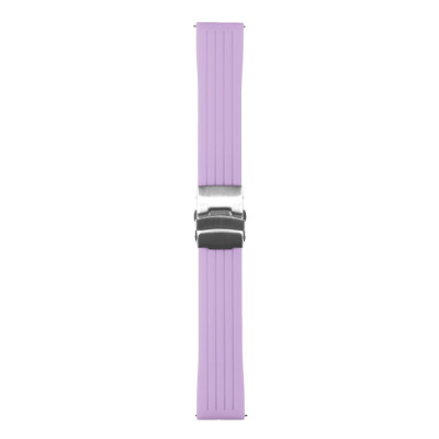 Универсальный ремешок ANCHOR Silicone Metal lock для Samsung / Amazfit / Huawei 22 mm Lilac
