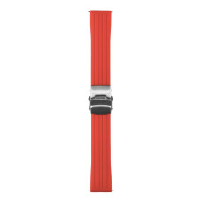 Универсальный ремешок ANCHOR Silicone Metal lock для Samsung / Amazfit / Huawei 22 mm Red