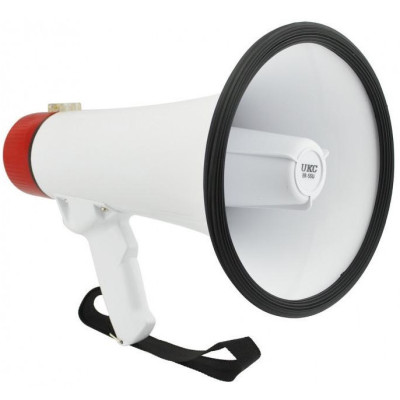 Громкоговоритель (рупор) UKC ER-55U 25W White-Red (3_00755) Громкоговоритель (рупор) UKC ER-55U 25W White-Red (3_00755)