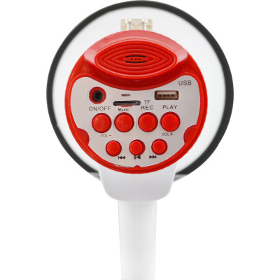 Громкоговоритель (рупор) UKC ER-55U 25W White-Red (3_00755) Громкоговоритель (рупор) UKC ER-55U 25W White-Red (3_00755)