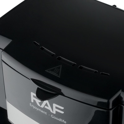 Кофеварка электрическая RAF R.115 на две чашки 650W Black (3_03734) Кофеварка электрическая RAF R.115 на две чашки 650W Black (3_03734)