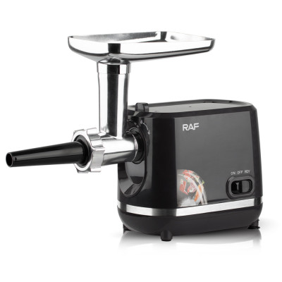 Электрическая мясорубка RAF R.3395 с функцией реверс 1200W Black (3_03760) Электрическая мясорубка RAF R.3395 с функцией реверс 1200W Black (3_03760)