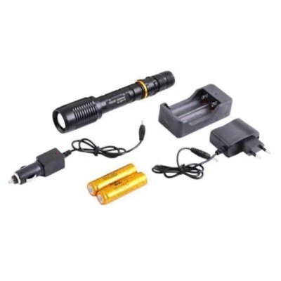 Тактический фонарик Police BL-2804 158000W T6 Black Тактический фонарик Police BL-2804 158000W T6 Black
