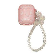 Чохол ANbeauty airpods 1/2 butterfly Pink (AN0103250)