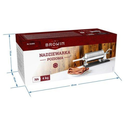 Шприц колбасный горизонтальный Browin на 4 кг (311004) Шприц колбасный горизонтальный Browin на 4 кг (311004)