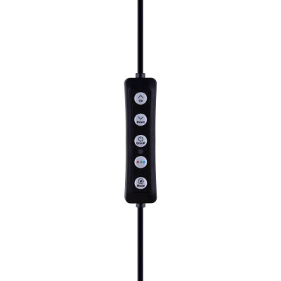 Цветная кольцевая RGB LED лампа MJ26 26см RJB Light 1 крепление,разъем USB Black