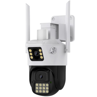 IP камера видеонаблюдения RIAS A23 (iCSee APP) Wi-Fi 2 объектива 3MP+3MP уличная с удаленным доступом IP камера видеонаблюдения RIAS A23 (iCSee APP) Wi-Fi 2 объектива 3MP+3MP уличная с удаленным доступом