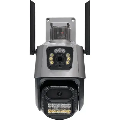 IP камера видеонаблюдения RIAS P11-QQ6 (iCSee APP) Wi-Fi 2 объектива 3MP+3MP уличная с удаленным доступом IP камера видеонаблюдения RIAS P11-QQ6 (iCSee APP) Wi-Fi 2 объектива 3MP+3MP уличная с удаленным доступом
