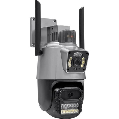 IP камера видеонаблюдения RIAS P11-QQ6 (iCSee APP) Wi-Fi 2 объектива 3MP+3MP уличная с удаленным доступом IP камера видеонаблюдения RIAS P11-QQ6 (iCSee APP) Wi-Fi 2 объектива 3MP+3MP уличная с удаленным доступом