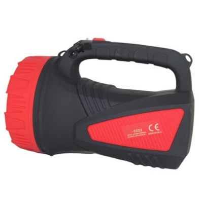 Фонарь ручной аккумуляторный Gold Kama GK-2222 8000 mAh Black-Red Фонарь ручной аккумуляторный Gold Kama GK-2222 8000 mAh Black-Red